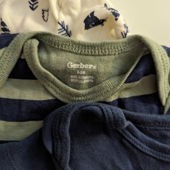 Gerber set of 3 short sleeve onesies - Picture 2 of 4